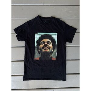 The Weeknd T Shirt Black XO After Hours Promo Double Sided‎ Graphic Tee Small